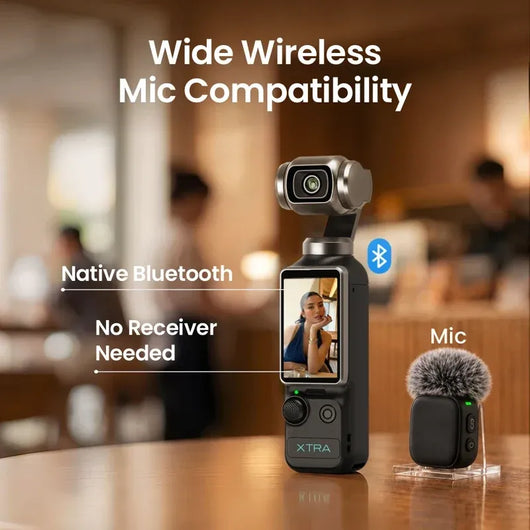 Xtra Muse: 4K/120fps Pocket Gimbal Camera with 1" CMOS Sensor