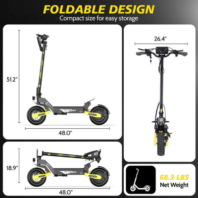 EOEOTWO 1200W Off Road Electric Scooter
