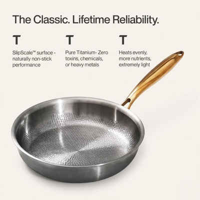 BIRTHDAY SALE EXCLUSIVE | Complete Classic Titanium Cookware Set (20 Piece)