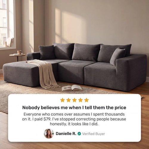 The Softest Couch You'll Ever Own — At A Price You Can Actually Afford