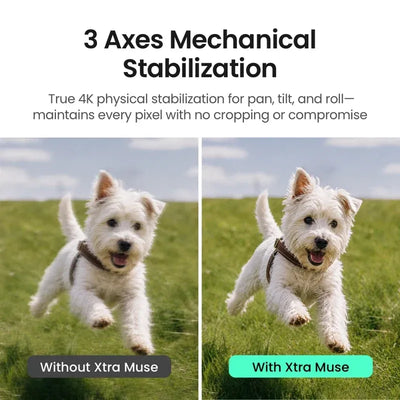 Xtra Muse: 4K/120fps Pocket Gimbal Camera with 1" CMOS Sensor