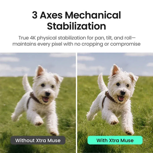 Xtra Muse: 4K/120fps Pocket Gimbal Camera with 1" CMOS Sensor
