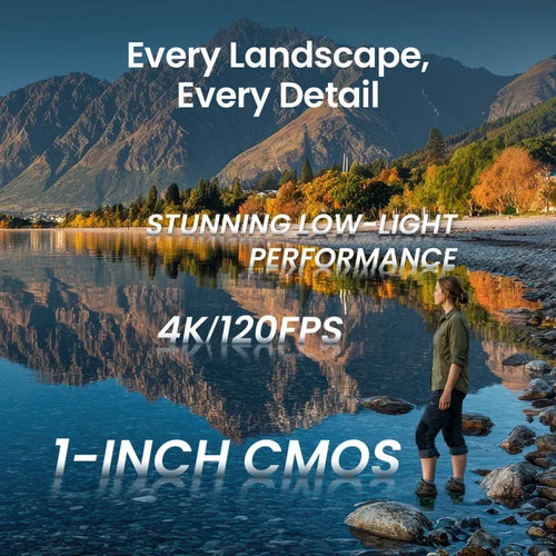 Xtra Muse: 4K/120fps Pocket Gimbal Camera with 1" CMOS Sensor