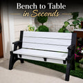 Deuro™ Convert Bench to Table